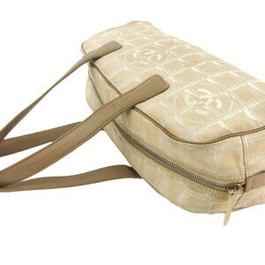 CHANEL Handbag Beige gold Women A15828 Authentic secondhand